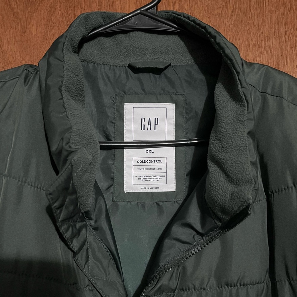 Gap Green Puffer Coldcontrol Jacket - image 2